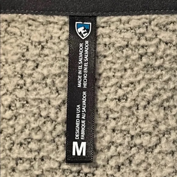 Kuhl Avalon Fleece Snap Neck Pullover High Pile Cozy Tan Womens Size Medium - Picture 5 of 13